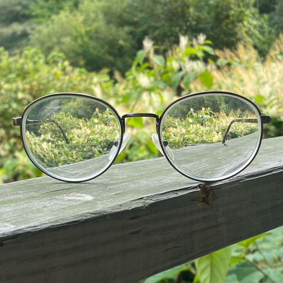 Vintage Gucci Italy Round Tortoise and Metal Prescription Lens Glasses 53 19 - Picture 6 of 11